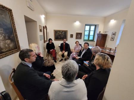 Sestanek ministrice dr. Aste Vrečko z županom Občine Sežana Andrejem Silo; Vir: Občina Sežana